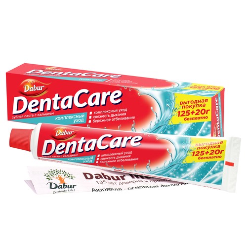 

Паста зубная DABUR DENTACARE с кальцием комплексный уход 145 г