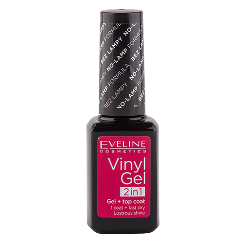 

Лак для ногтей EVELINE VINYL GEL 2 IN 1 тон 207 без использования лампы 12 мл