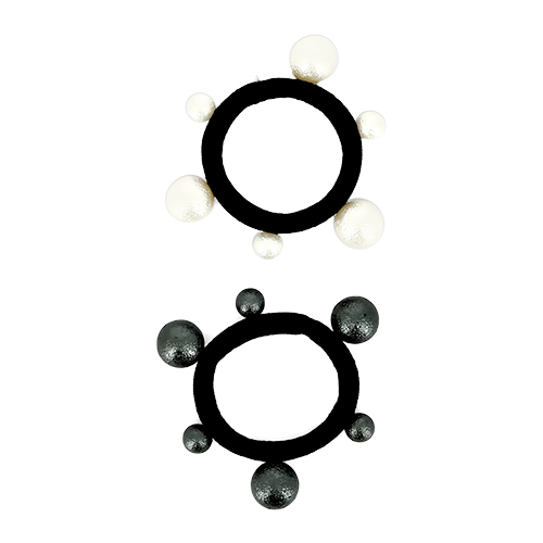 

Набор резинок LADY PINK beads 2 шт