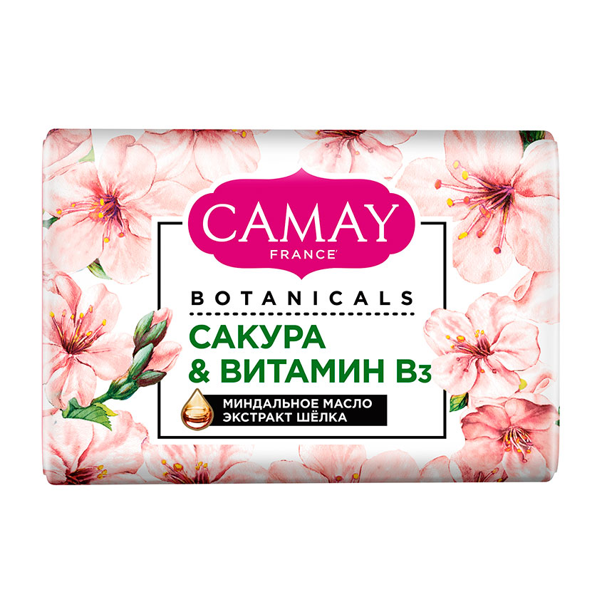 цена CAMAY Мыло твердое CAMAY Японская сакура 85 гр