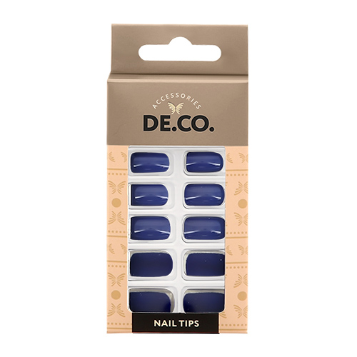 

Набор накладных ногтей DECO. VELOUR blueberry 24 шт+ клеевые стикеры 24 шт