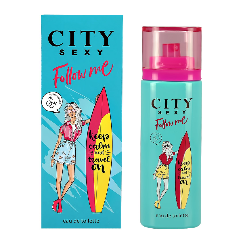 

Туалетная вода CITY SEXY FOLLOW ME жен. 60 мл