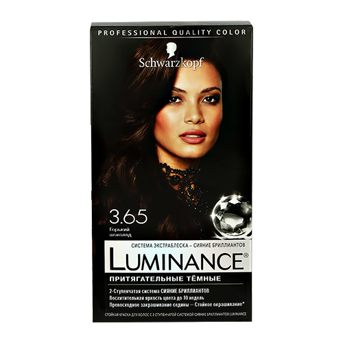 

Краска для волос LUMINANCE тон 3.65 Горький шоколад