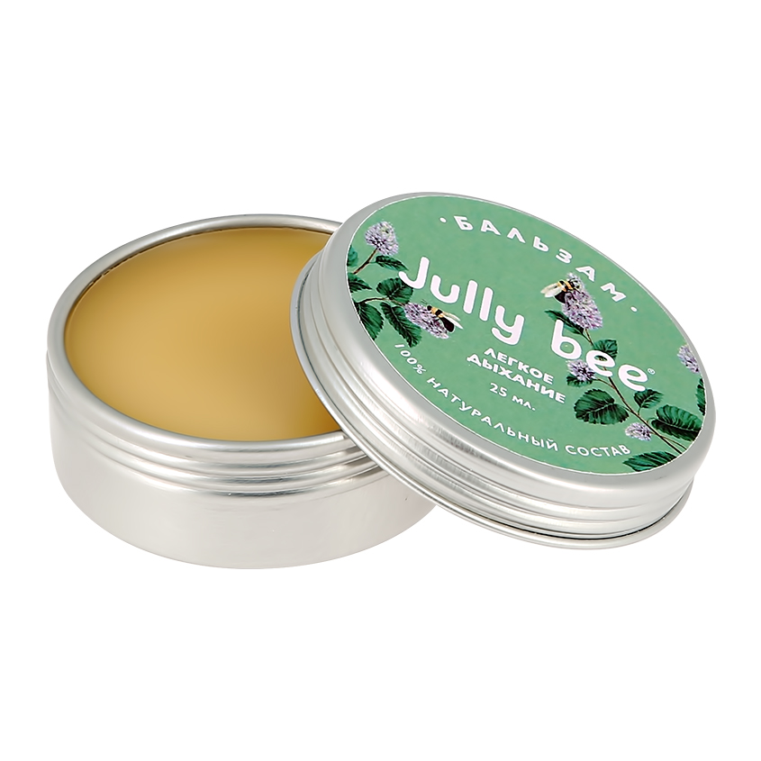 Бальзам для тела `JULLY BEE` Легкое дыхание (с эфирным маслом мяты и ментола) 25 мл