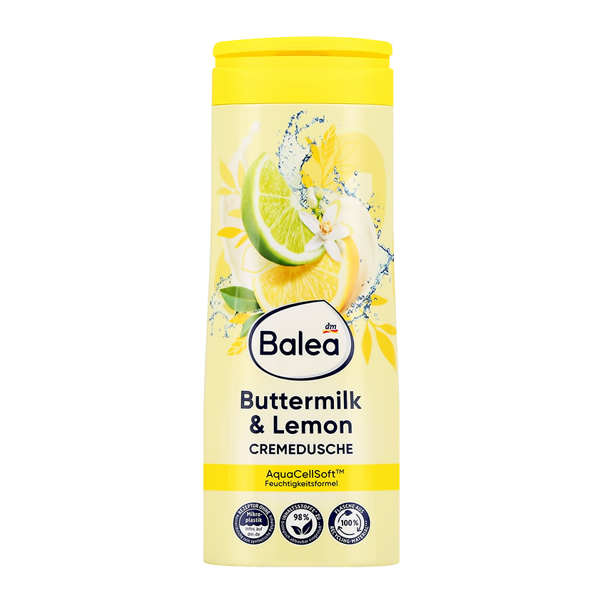 BALEA Крем-гель для душа BALEA Buttermilk & lemon 300 мл гель для душа счастливая мелодия от balea 300ml