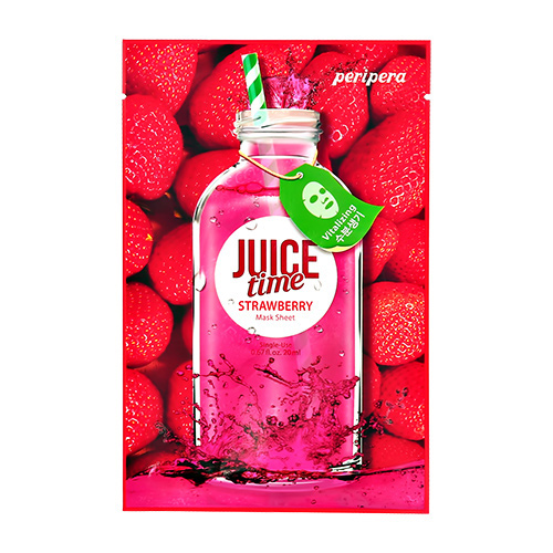 

Маска для лица PERIPERA JUICE TIME с экстрактом клубники восстанавливающая 20 мл