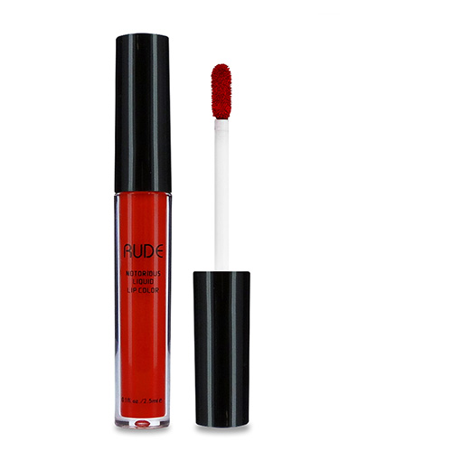 

Помада для губ RUDE NOTORIOUS LIQUID LIP COLOR жидкая тон radical red