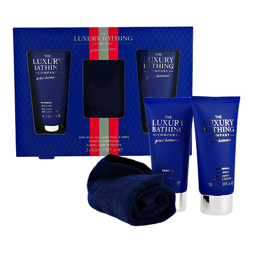 

Набор подарочный мужской THE LUXURY BATHING BY GRACE COLE POUR HOMME гель для душа 100 мл, шампунь для волос 100 мл, полотенце