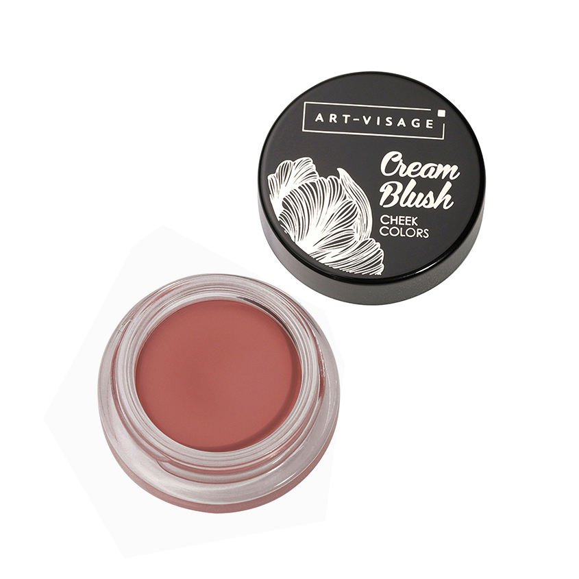 ART-VISAGE Румяна для лица ART-VISAGE CREAM BLUSH тон 05 карамельная роза румяна для лица art visage cream blush 5 гр