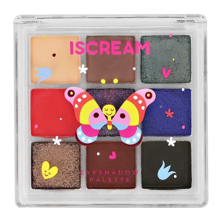 Тени для век из палетки ISCREAM BUTTERFLY тон 01-09