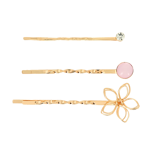 

Набор невидимок LADY PINK decore 3 шт