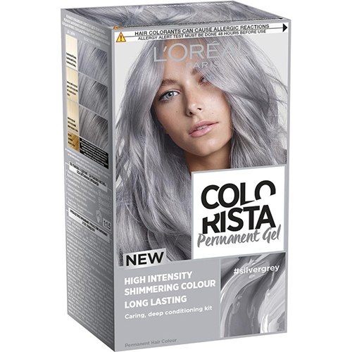 

Крем-краска для волос LOREAL COLORISTA серебрянный серый 150 мл