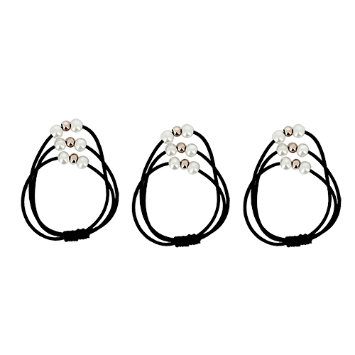 

Набор резинок LADY PINK beads 3 шт