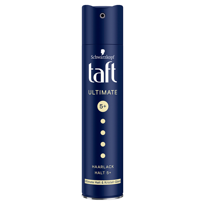 Средства для укладки Лак для волос TAFT ULTIMATE Hold & Crystal Shine 5+ 250 мл