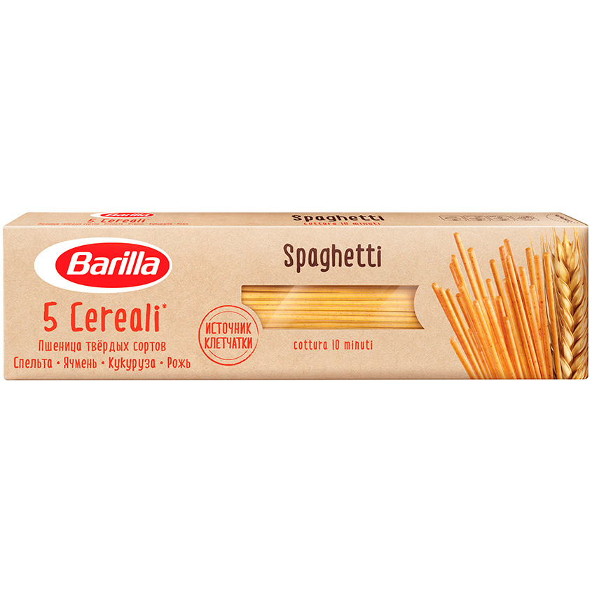 

Макаронные изделия BARILLA Спагетти 5 злаков 450 г