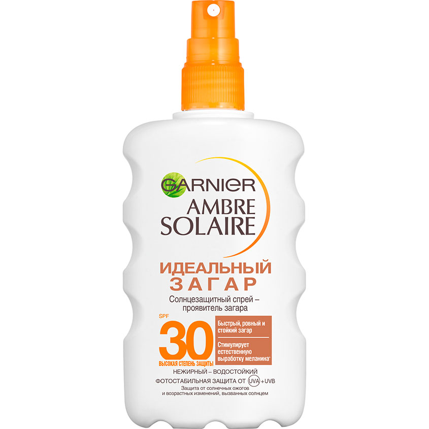 

Солнцезащитный спрей-проявитель загара GARNIER ИДЕАЛЬНЫЙ ЗАГАР SPF-30 200 мл