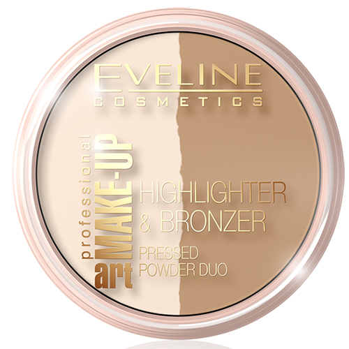 

Пудра компактная для лица EVELINE ART PROFESSIONAL MAKE-UP бронзирующе-рассветляющая тон 56