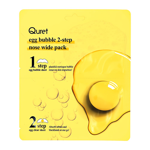 

Пластыри для носа QURET EGG BUBBLE против черных точек 2 шт