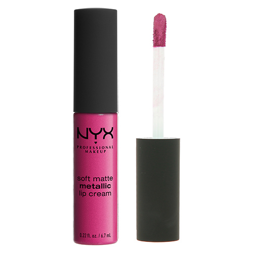 Помада для губ `NYX PROFESSIONAL MAKEUP` SOFT MATTE METALLIC LIP CREAM тон 03 Paris металлик жидкая