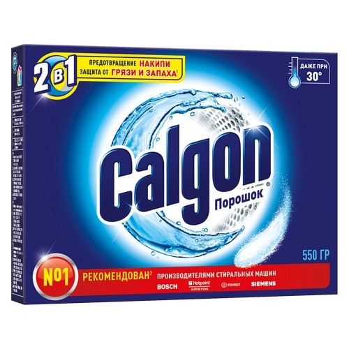 

Средство от известкового налета CALGON для автоматических стиральных машин 550 г