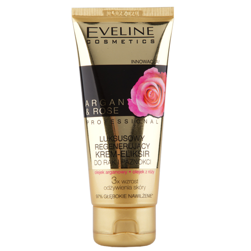

Крем-эликсир для рук и ногтей EVELINE PROFESSIONAL ARGAN & ROSE регенерирующий 100 мл