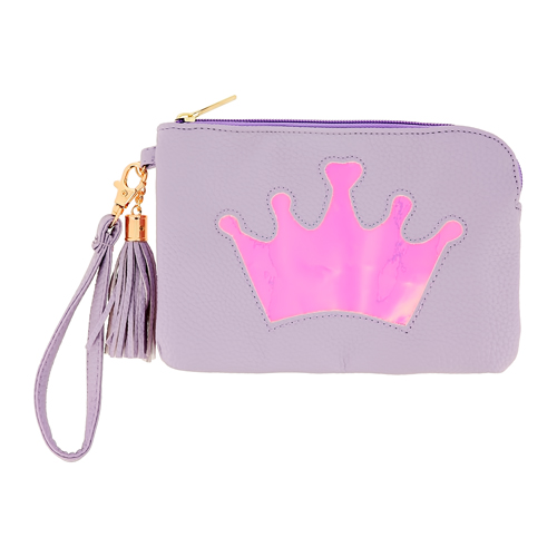 

Косметичка-сумочка LADY PINK RAINBOW Crown с голографией
