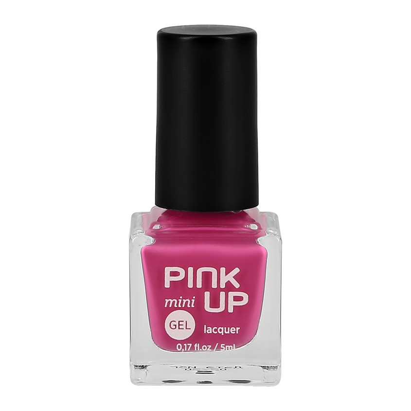 цена Лак для ногтей PINK UP MINI GEL с эффектом геля тон 14 5 мл