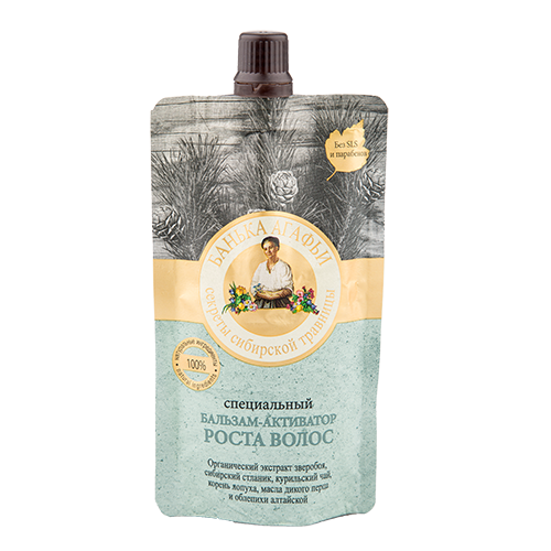 Бальзам для волос `БАНЬКА АГАФЬИ` Активатор роста волос 100 мл