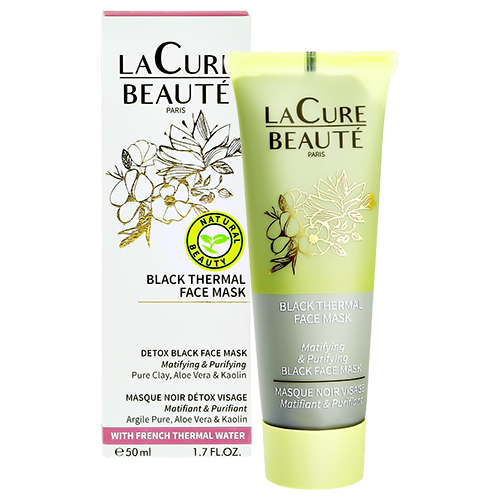 

Маска для лица LA CURE BEAUTE черная термальная 50 мл