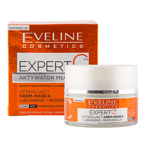 

Крем-маска для лица EVELINE EXPERT C АКТИВАТОР МОЛОДОСТИ дневной и ночной 50+ подтягивающий 50 мл
