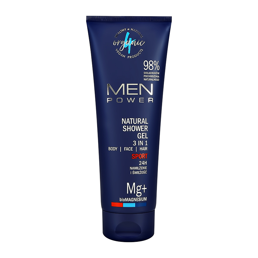 Гель для душа 4ORGANIC MEN SPORT 3в1 250 мл 4organic гель для душа 4organic men sport 3в1 250 мл