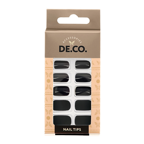 

Набор накладных ногтей DECO. VELOUR dark brownie 24 шт+ клеевые стикеры 24 шт