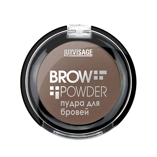 Пудра для бровей LUXVISAGE BROW POWDER тон 4 deep taupe