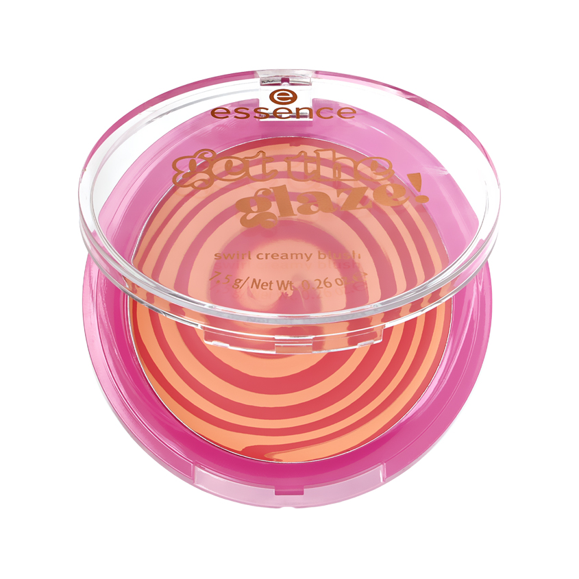 Румяна для лица `ESSENCE` GET THE GLAZE! кремовые высокопигментированные тон 01 What a yummy twist!