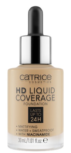 

Основа тональная для лица CATRICE HD LIQUID COVERAGE FOUNDATION тон 046 camel beige