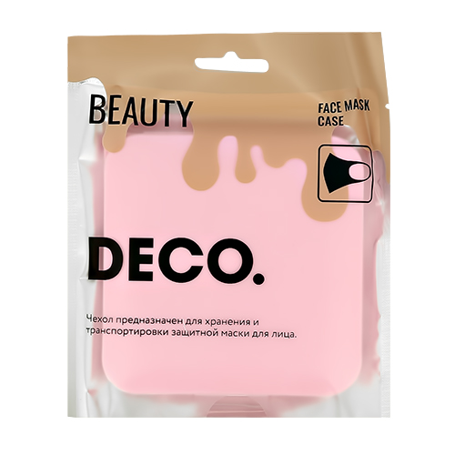 Чехол для защитной маски `DECO.` pink 10,5*10,5mm