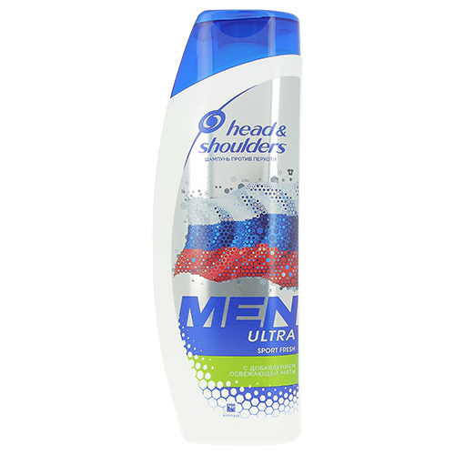 Шампунь для волос HEAD & SHOULDERS MEN ULTRA с добавлением освежающей мяты против перхоти 400 мл