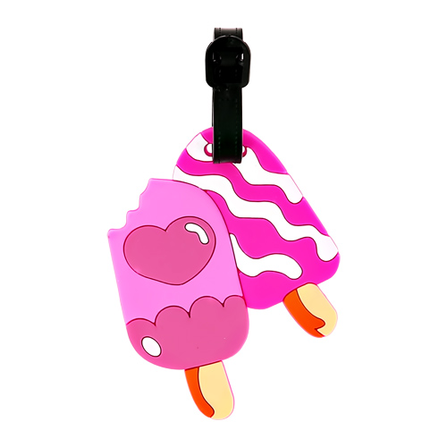 

Бирка для чемодана LADY PINK силиконовая Мороженное