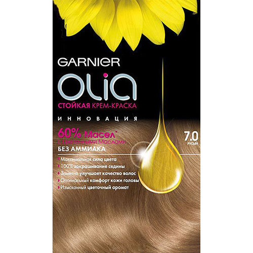 

Краска для волос GARNIER OLIA тон 7.0 Русый