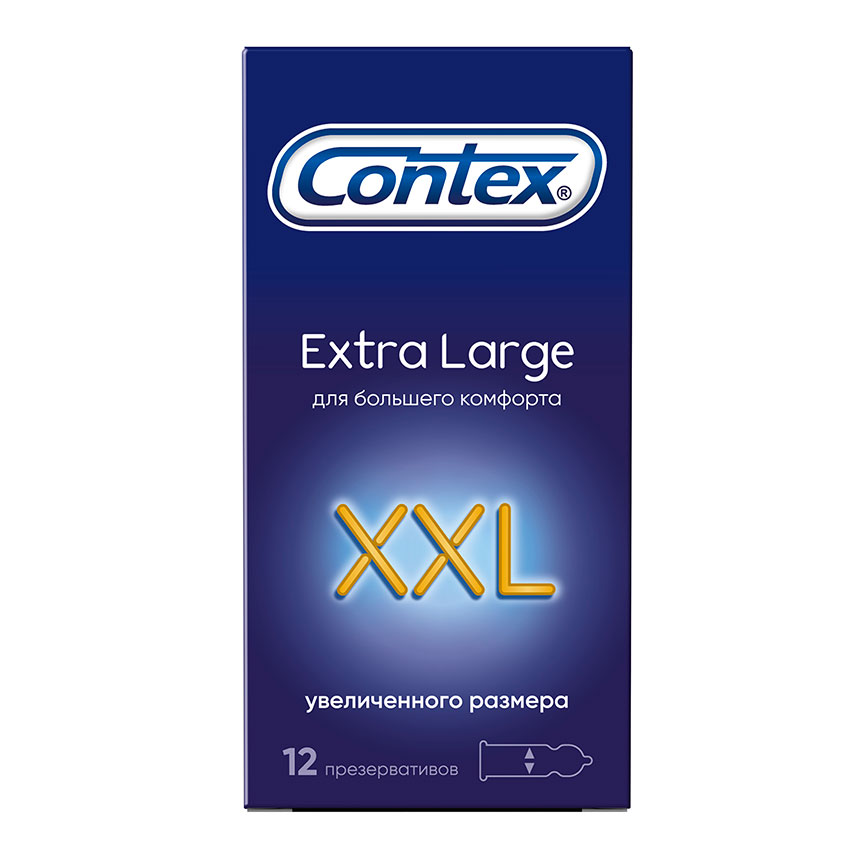Презервативы CONTEX Extra Large увеличенного размера 12 шт