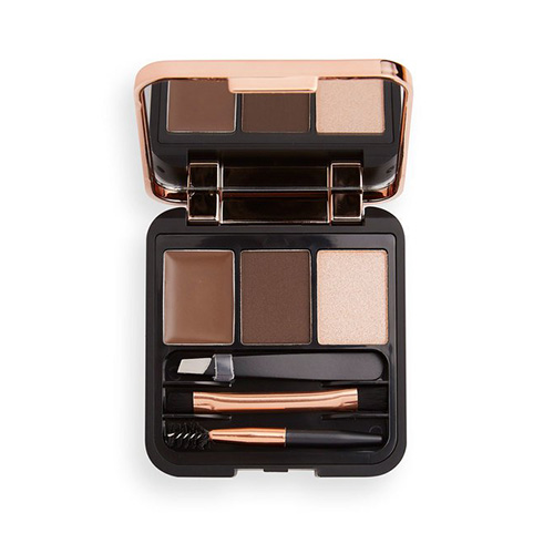 Набор для моделирования бровей REVOLUTION BROW SCULPT KIT тон dark brown