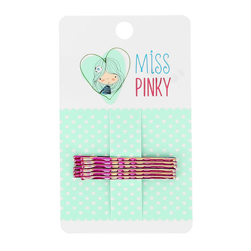 

Набор невидимок MISS PINKY 6 шт