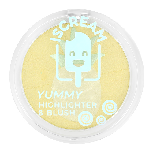 

Хайлайтер-румяна ISCREAM YUMMY 2 в 1 тон 03 pineapple story