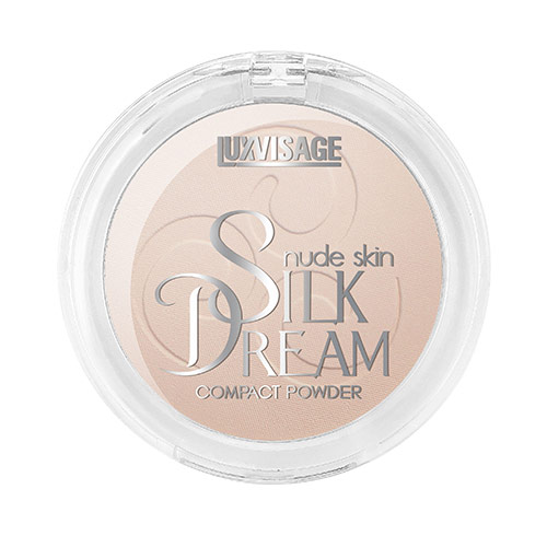 Пудра компактная для лица LUXVISAGE SILK DREAM NUDE SKIN тон 4 luxvisage luxvisage пудра компактная silk dream nude skin