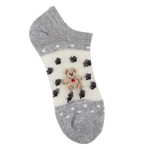 

Носки женские SOCKS капрон Bear черные р-р единый