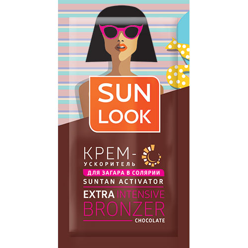 

Крем для загара в солярии SUN LOOK Chocolate 15 мл