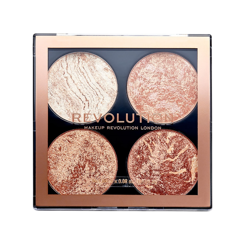 Палетка хайлайтеров для лица REVOLUTION CHEEK KIT тон don’t hold back