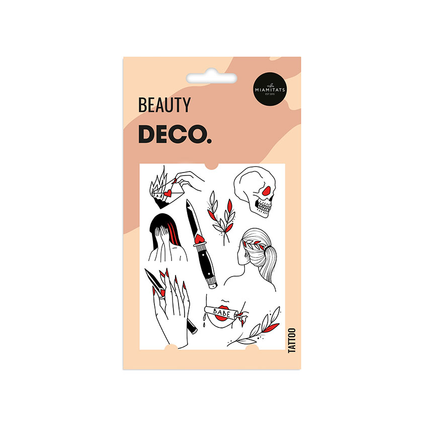 

Татуировка для тела DECO. REAL TATTOO by Miami tattoos переводная Babe