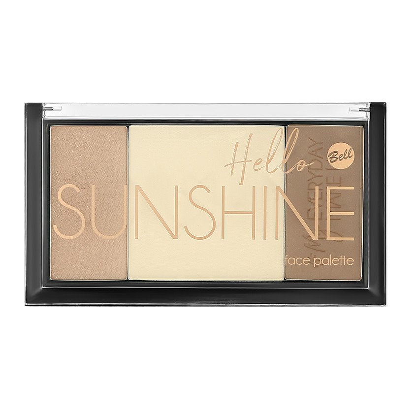 BELL Палетка для скульптурирования BELL HELLO SUNSHINE! FACE PALETTE тон 01