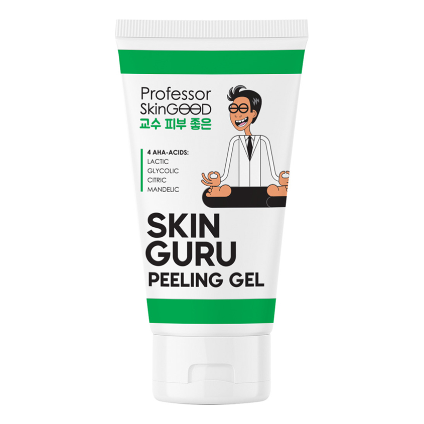 пилинг скатка для лица с aha кислотами professor skingood skin guru peeling gel 35 мл Пилинг скатка для лица PROFESSOR SKINGOOD с AHA-кислотами 35 мл